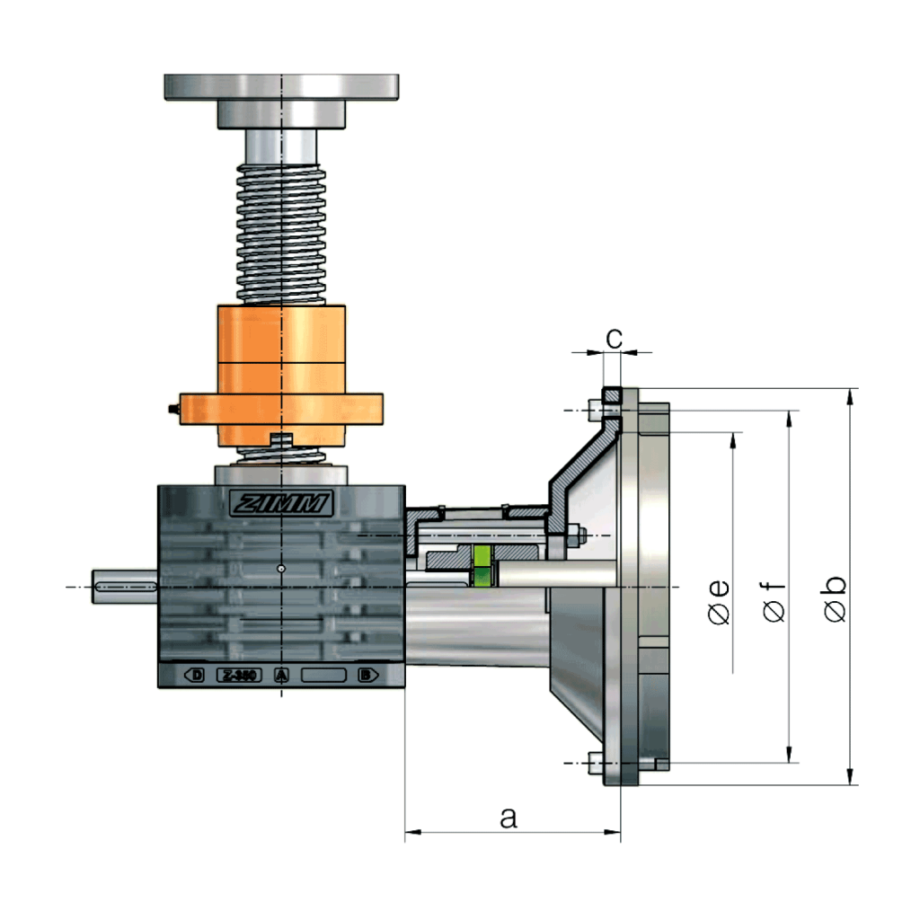 Motor flanşlar 2,5 - 1000 kN | ZIMM
