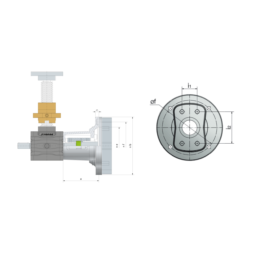 Motor flanşlar 2,5 - 1000 kN | ZIMM