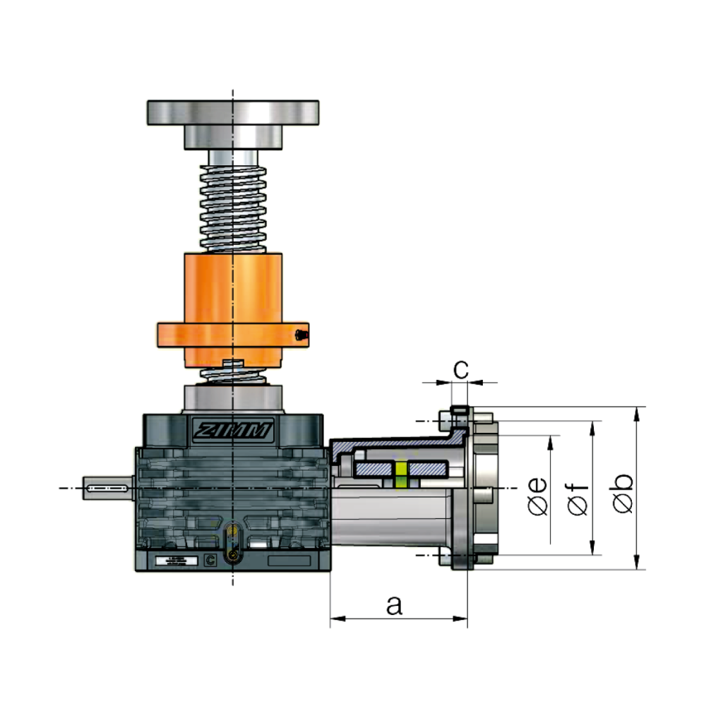Motor flanşlar 2,5 - 1000 kN | ZIMM