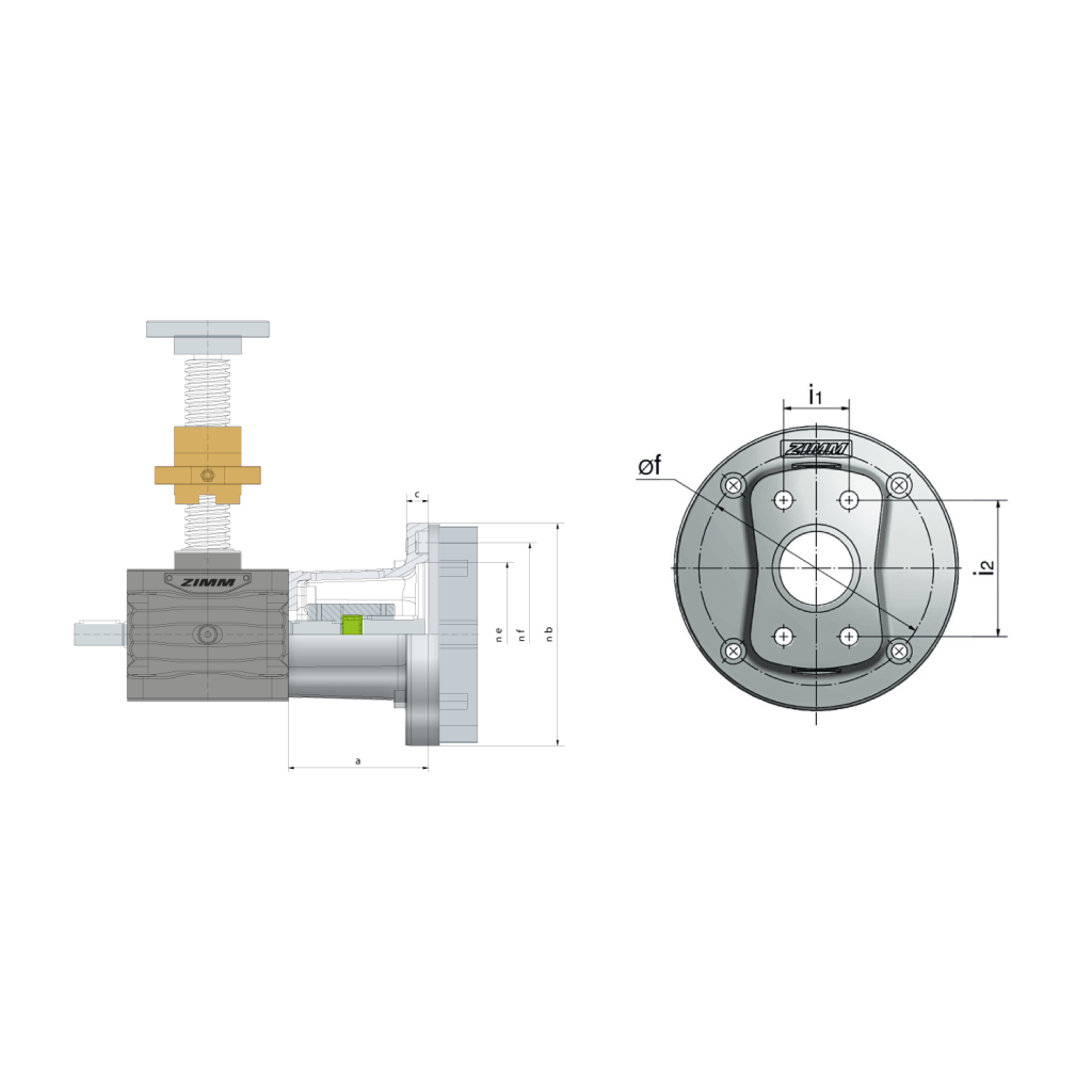 Motor flanşlar 2,5 - 1000 kN | ZIMM