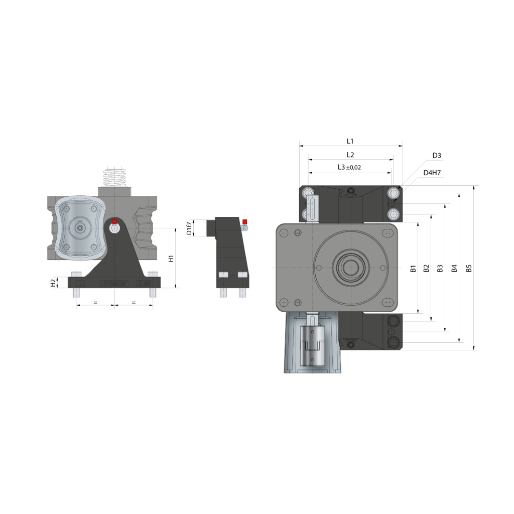 Yatak kaidesi LB (35 - 1000) | ZIMM