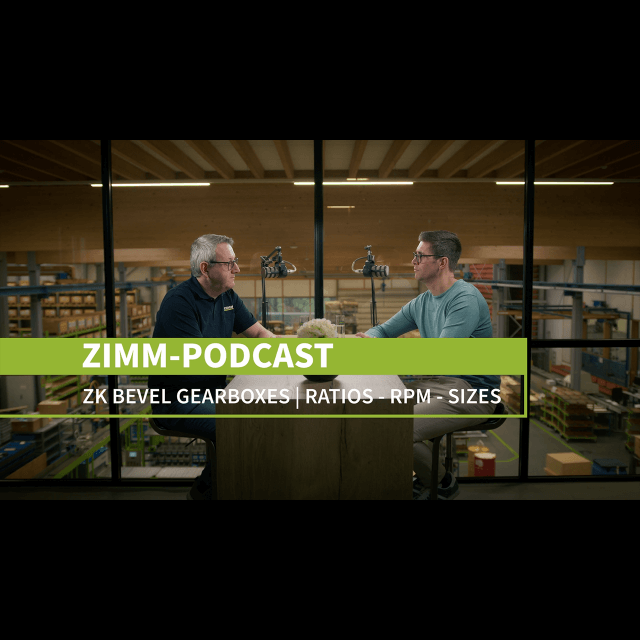 ZK Konik dişli redüktörler: Oranlar ve versiyonlar | ZIMM