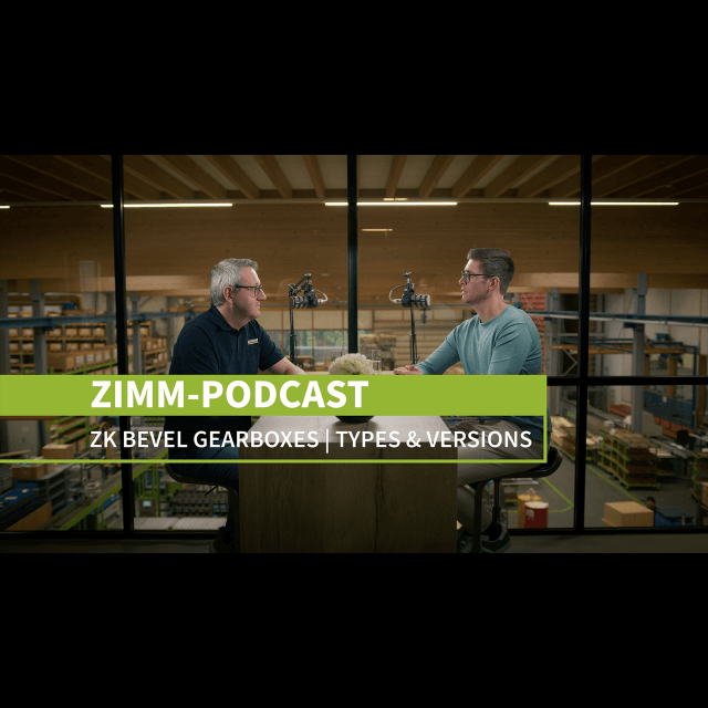 ZK Konik dişli redüktörler: Yapı tipleri ve versiyonlar | ZIMM